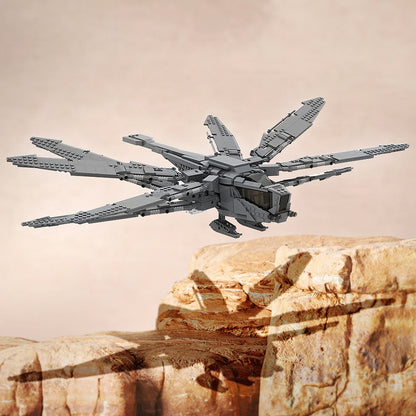 Sci-Fi Desert Ornithopter Building Kit | LEGO-Compatible MOC - 3