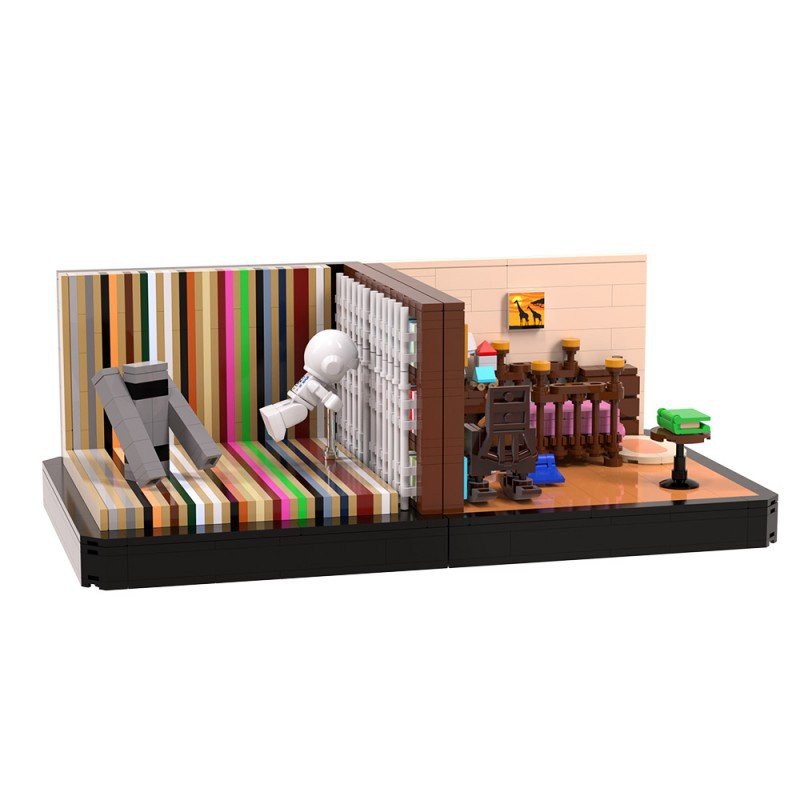 Sci-Fi Dimension Library Building Kit | LEGO-Compatible MOC - 3