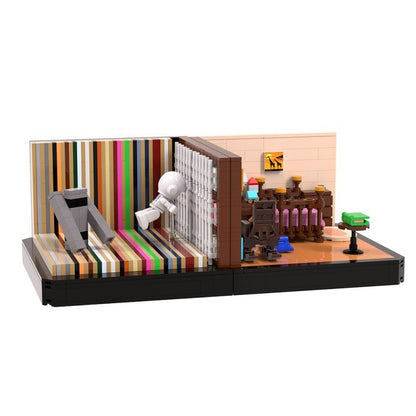 Sci-Fi Dimension Library Building Kit | LEGO-Compatible MOC - 3