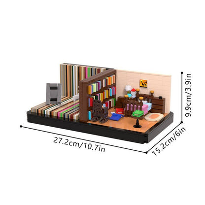 Sci-Fi Dimension Library Building Kit | LEGO-Compatible MOC - 4