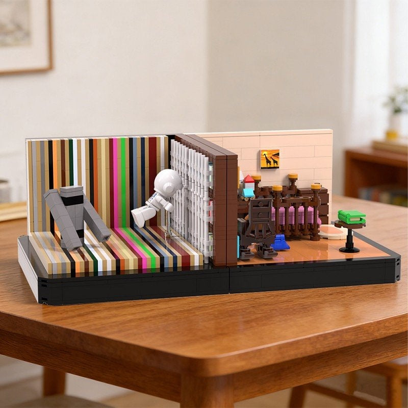 Sci-Fi Dimension Library MOC Futuristic Architecture Building Kit - 4