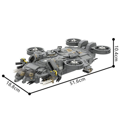Sci-Fi Dragon Assault Ship MOC Building Kit - 6