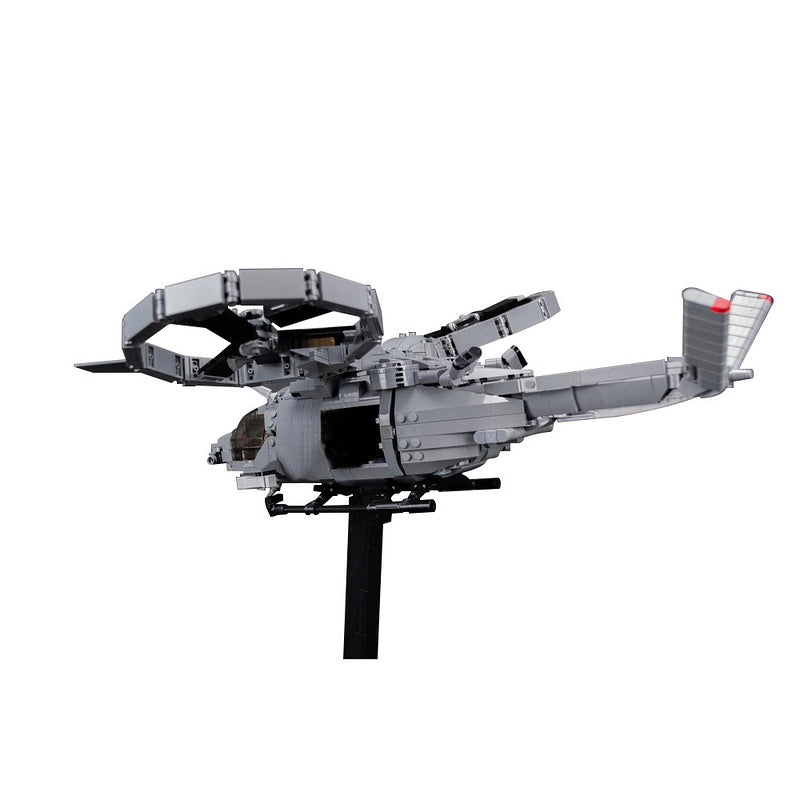 Sci-Fi Dual-Rotor Transport Helicopter SA-2 Building Kit | LEGO-Compatible MOC - 3