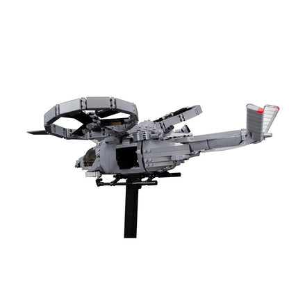 Sci-Fi Dual-Rotor Transport Helicopter SA-2 Building Kit | LEGO-Compatible MOC - 3
