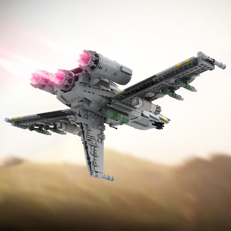 Sci-Fi Eagle Air Support Fighter Building Kit | Compatible MOC - 2