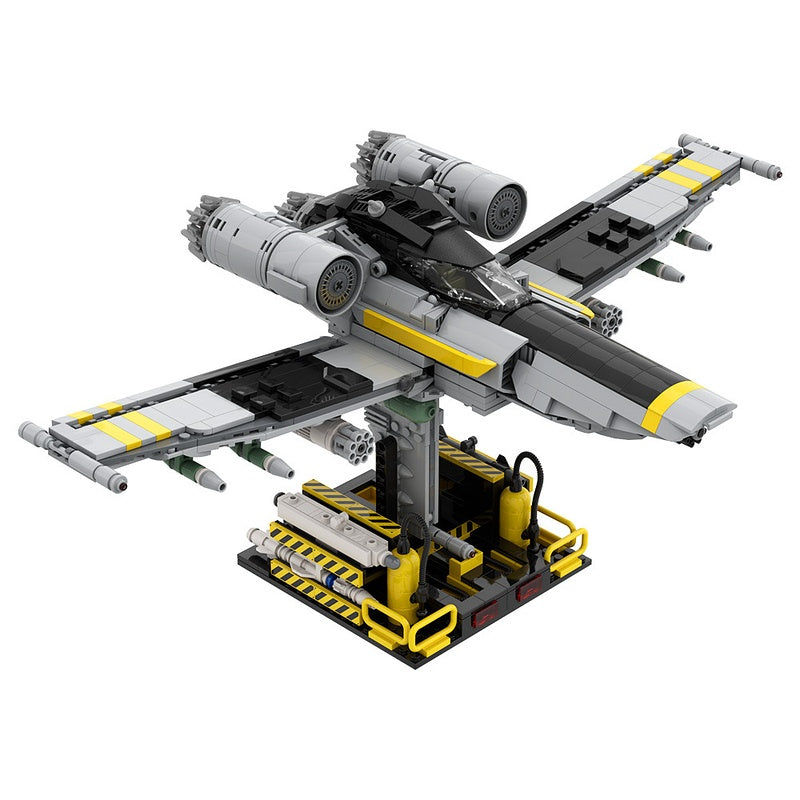 Sci-Fi Eagle Air Support Fighter Building Kit | Compatible MOC - 5