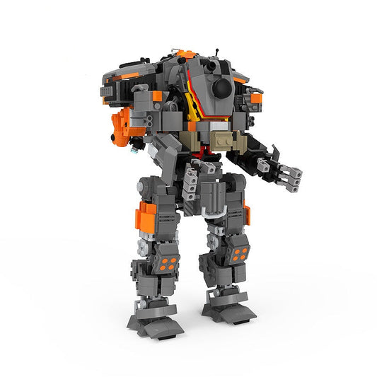 Sci-Fi Fire Arsenal Heavy Mecha Building Kit | LEGO-Compatible MOC - 4