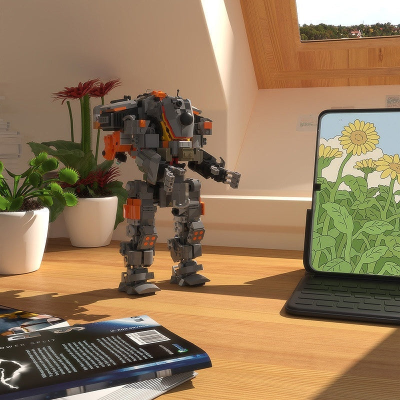 Sci-Fi Fire Arsenal Heavy Mecha MOC Building Kit | Combat Robot - 3