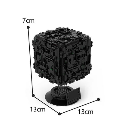 Sci-Fi Galactic Cyber Cube Building Kit | LEGO-Compatible MOC - 4