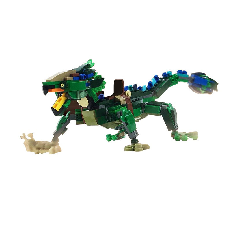 Sci-Fi Galactic Lizard Mount Building Kit | LEGO-Compatible MOC - 2