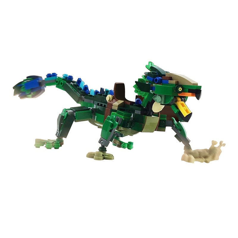 Sci-Fi Galactic Lizard Mount MOC Building Kit | Alien Creature Model - 2