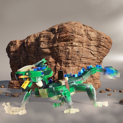 Sci-Fi Galactic Lizard Mount MOC Building Kit | Alien Creature Model - 4
