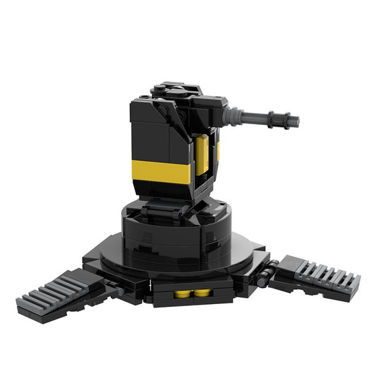 Sci-Fi Gatling Sentry Turret Building Kit | LEGO-Compatible MOC - 3