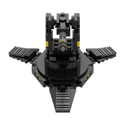 Sci-Fi Gatling Sentry Turret MOC Building Kit | Futuristic Defense Model - 5