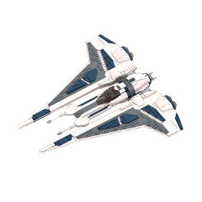 Sci-Fi Gauntlet Starfighter Building Kit | LEGO-Compatible MOC - 3