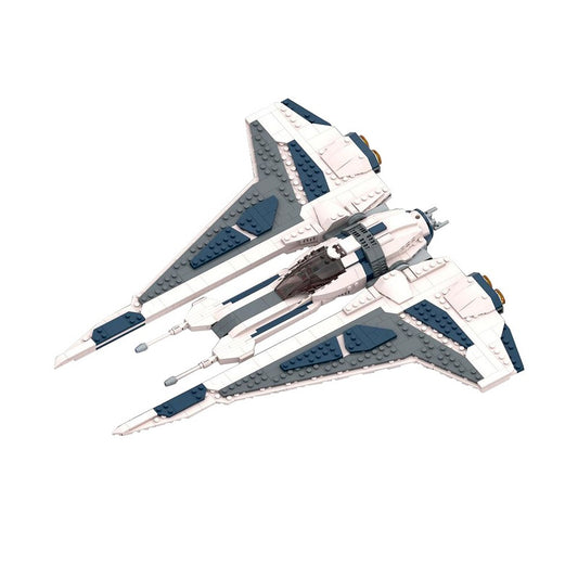 Sci-Fi Gauntlet Starfighter Building Kit | LEGO-Compatible MOC - 3