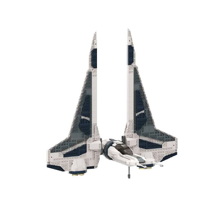 Sci-Fi Gauntlet Starfighter Building Kit | LEGO-Compatible MOC - 6