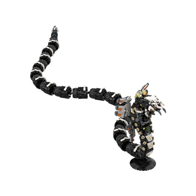 Sci-Fi Giant Cobra Mecha MOC Building Kit - 3