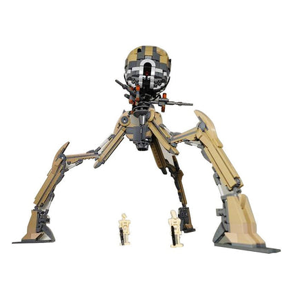 Sci-Fi Heavy Artillery Tri-Walker MOC Building Kit | Mecha Model - 2