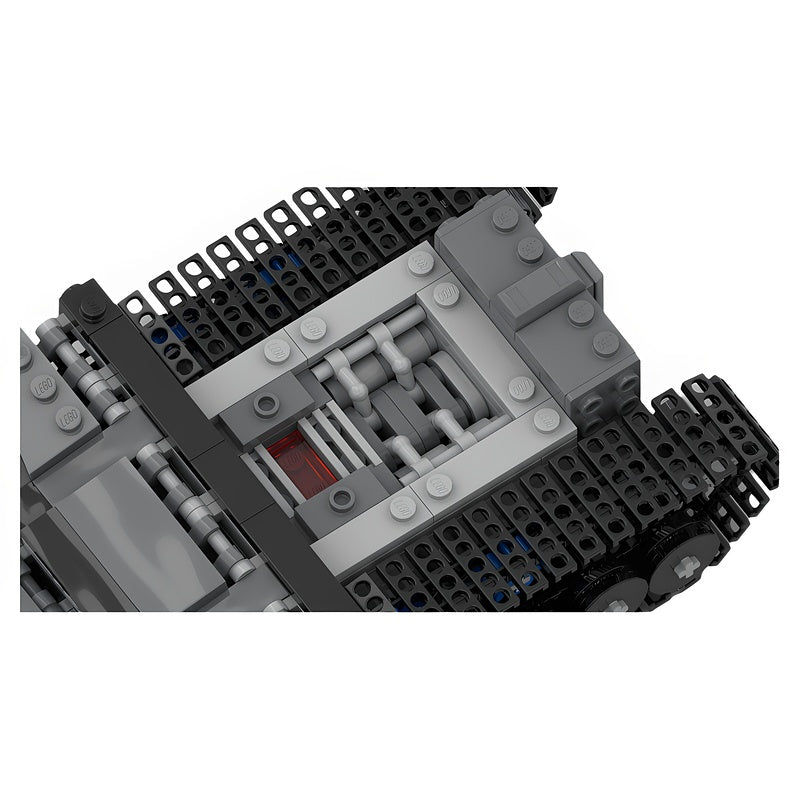Sci-Fi Heavy Assault Tank Rotating Turret MOC Building Kit - 3