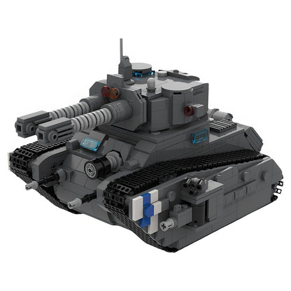 Sci-Fi Heavy Battle Tank MOC Building Kit - 2