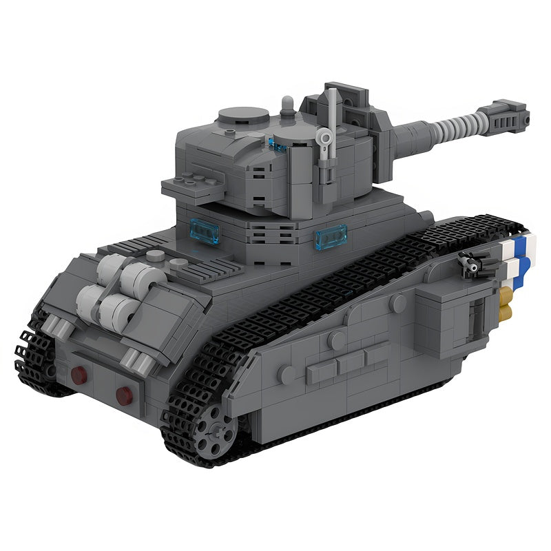 Sci-Fi Heavy Battle Tank MOC Building Kit - 3