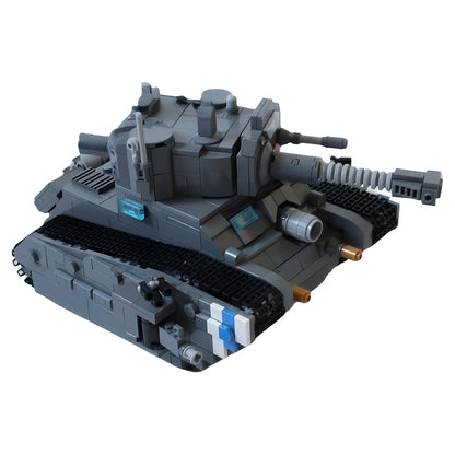 Sci-Fi Heavy Battle Tank MOC Building Kit - 4