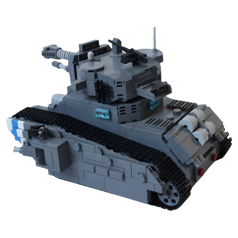 Sci-Fi Heavy Battle Tank MOC Building Kit - 5