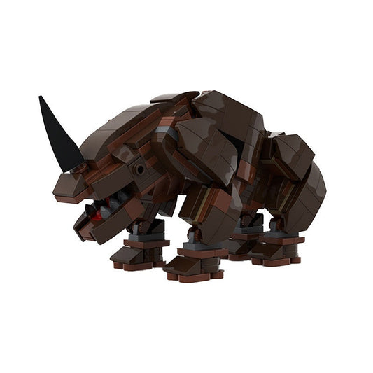 Sci-Fi Horned Desert Alien Beast MOC Building Kit | Alien Creature Model - 1