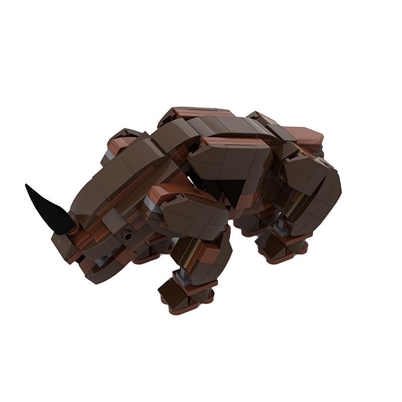 Sci-Fi Horned Desert Alien Beast MOC Building Kit | Alien Creature Model - 2