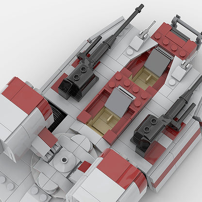 Sci-Fi Hover Speeder Tank Building Kit | LEGO-Compatible MOC - 4