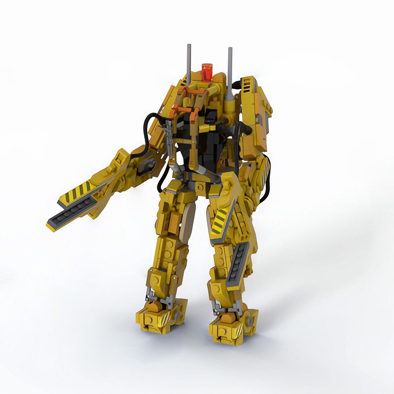 Sci-Fi Industrial Mech Loader Building Kit | Compatible MOC - 2