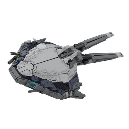 Sci-Fi Landing Craft Dropship Building Kit | LEGO-Compatible MOC - 4