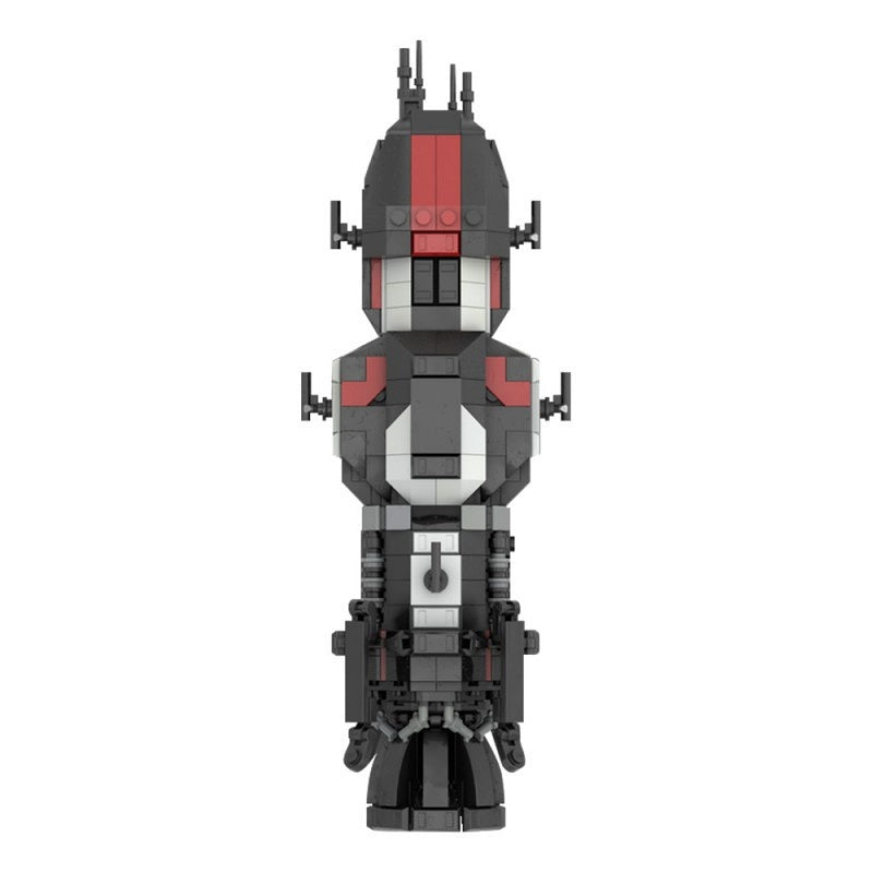 Sci-Fi Martian Gunship Mini MOC Building Kit |LEGO-Compatible MOC - 3