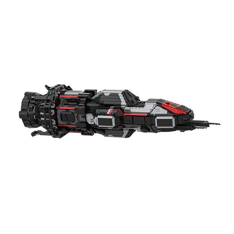 Sci-Fi Martian Gunship Mini MOC Spacecraft Building Kit - 1