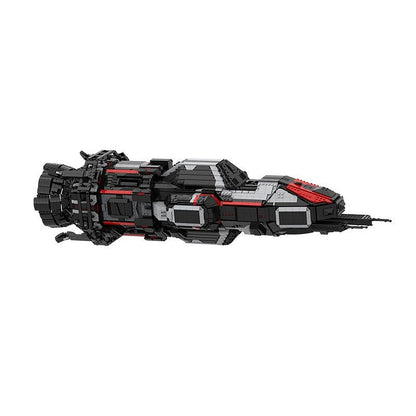 Sci-Fi Martian Gunship Mini MOC Spacecraft Building Kit - 1
