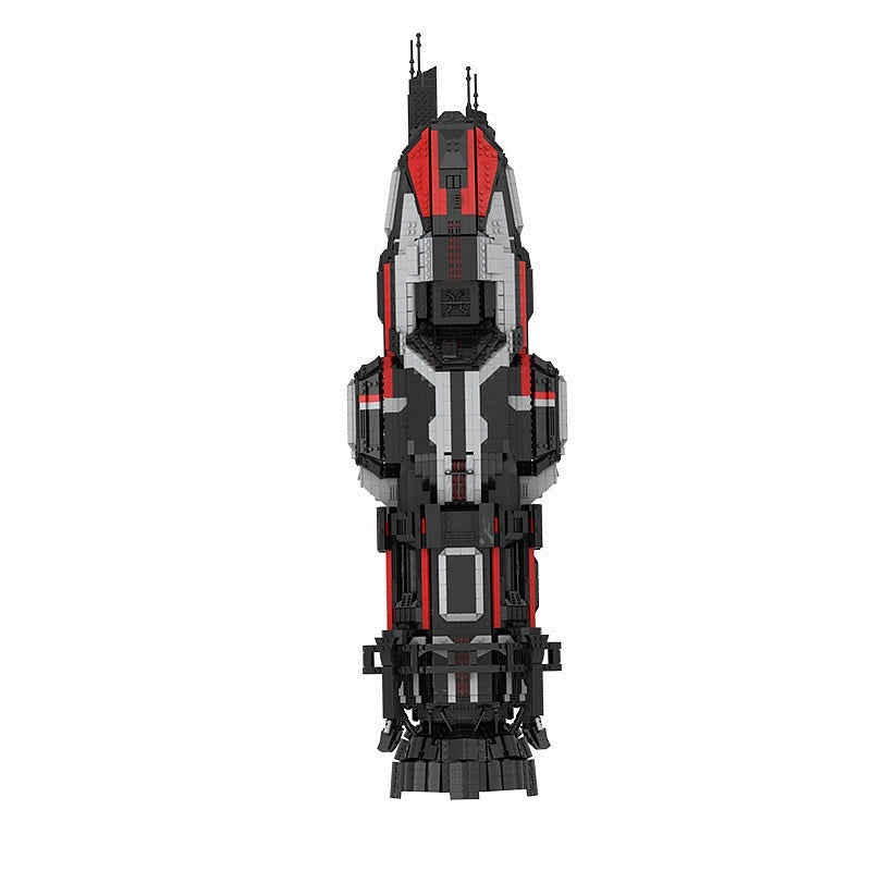 Sci-Fi Martian Gunship Mini MOC Spacecraft Building Kit - 2