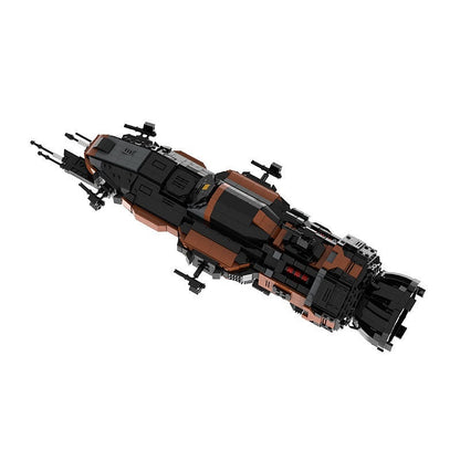 Sci-Fi Martian Gunship Mini MOC Spacecraft Building Kit - 4