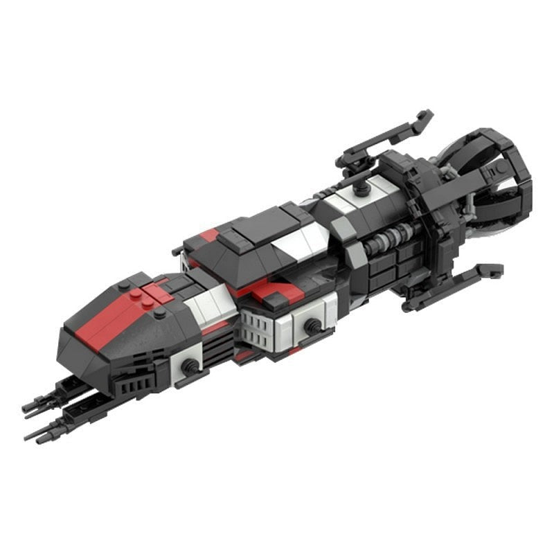 Sci-Fi Martian Gunship Mini MOC Spacecraft Building Kit - 9