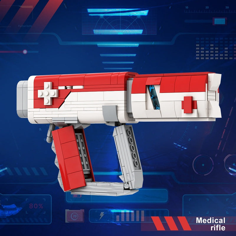 Sci-Fi Medical Gun MOC Building Kit | Futuristic Healing Device Model - 2