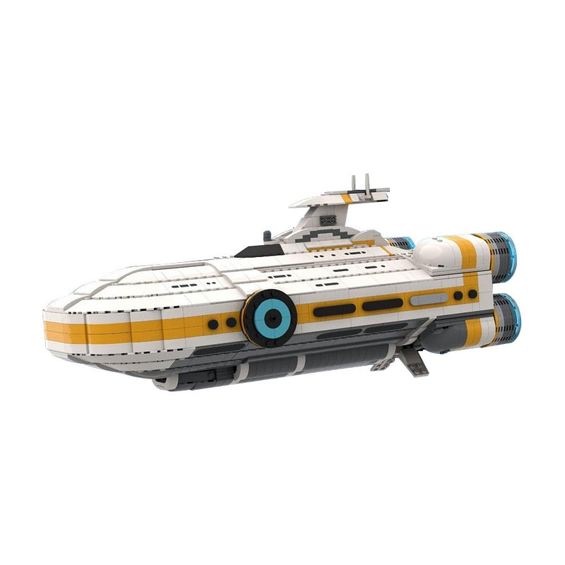 Sci-Fi Ocean Planet Capital Ship Building Kit | LEGO-Compatible MOC - 5
