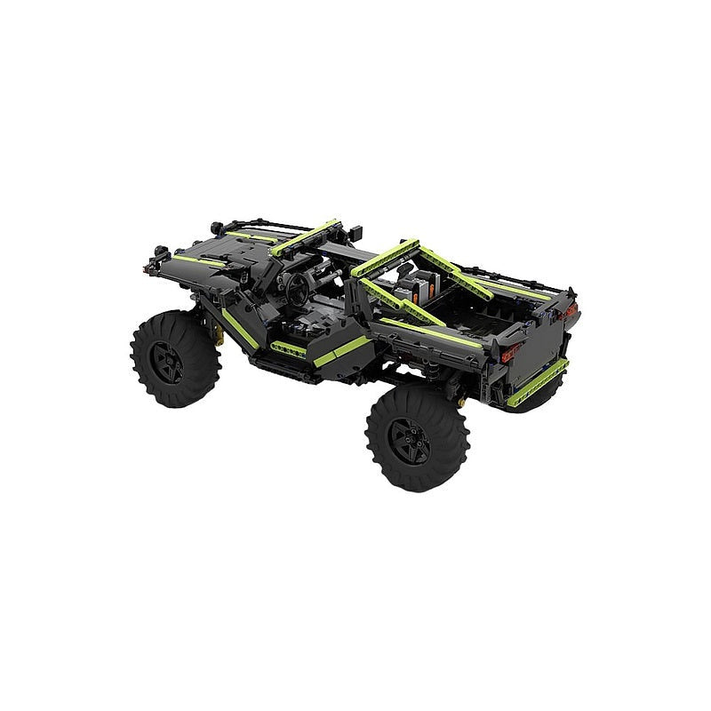 Sci-Fi Recon Rover MOC Building Kit | Futuristic Exploration Vehicle Model - 5