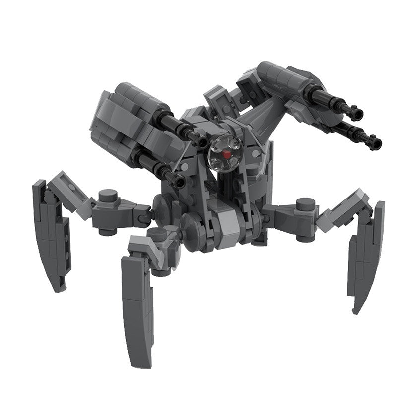 Sci-Fi Shielded Combat Droid Building Kit | LEGO-Compatible MOC - 2