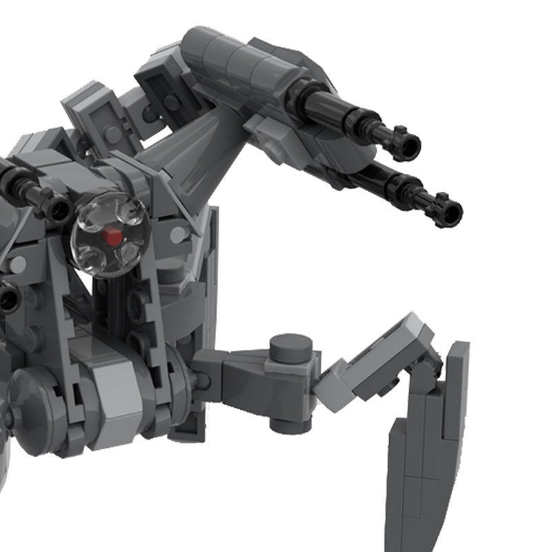 Sci-Fi Shielded Combat Droid Building Kit | LEGO-Compatible MOC - 3