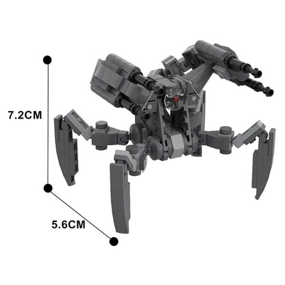 Sci-Fi Shielded Combat Droid Building Kit | LEGO-Compatible MOC - 4