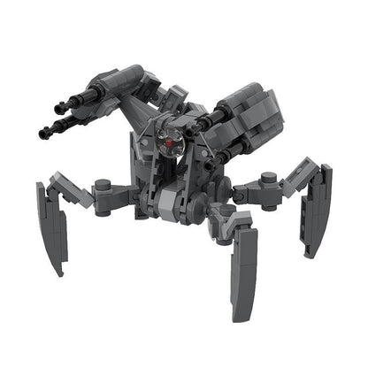 Sci-Fi Shielded Combat Droid MOC Building Kit | Armored Robot Model - 5