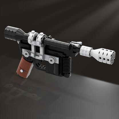 Sci-Fi Smuggler Heavy Blaster MOC Building Set | Custom Space Explorer Pistol - 4
