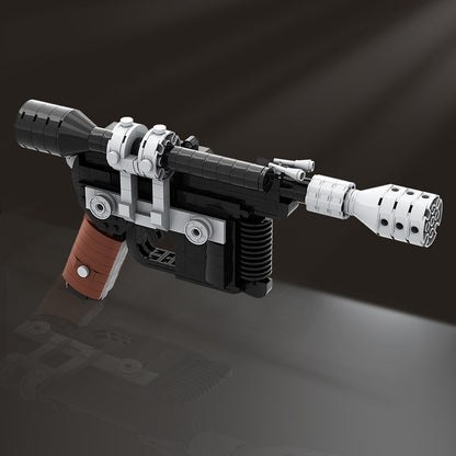 Sci-Fi Smuggler Heavy Blaster Pistol Building Kit | LEGO-Compatible MOC - 1