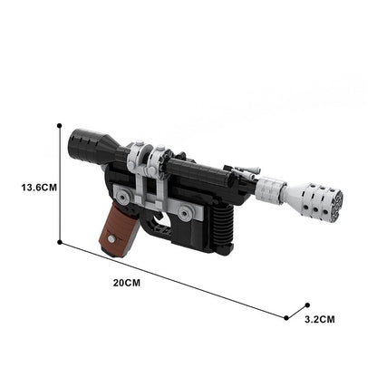 Sci-Fi Smuggler Heavy Blaster Pistol Building Kit | LEGO-Compatible MOC - 3