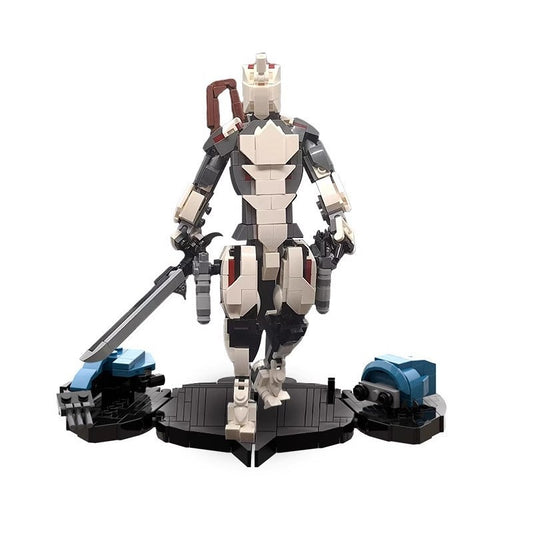 Sci-Fi Space Ninja Mecha Figure Building Kit | LEGO-Compatible MOC - 1